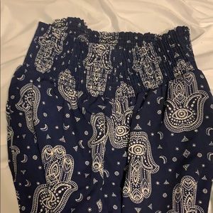 flare pants, loose fitted